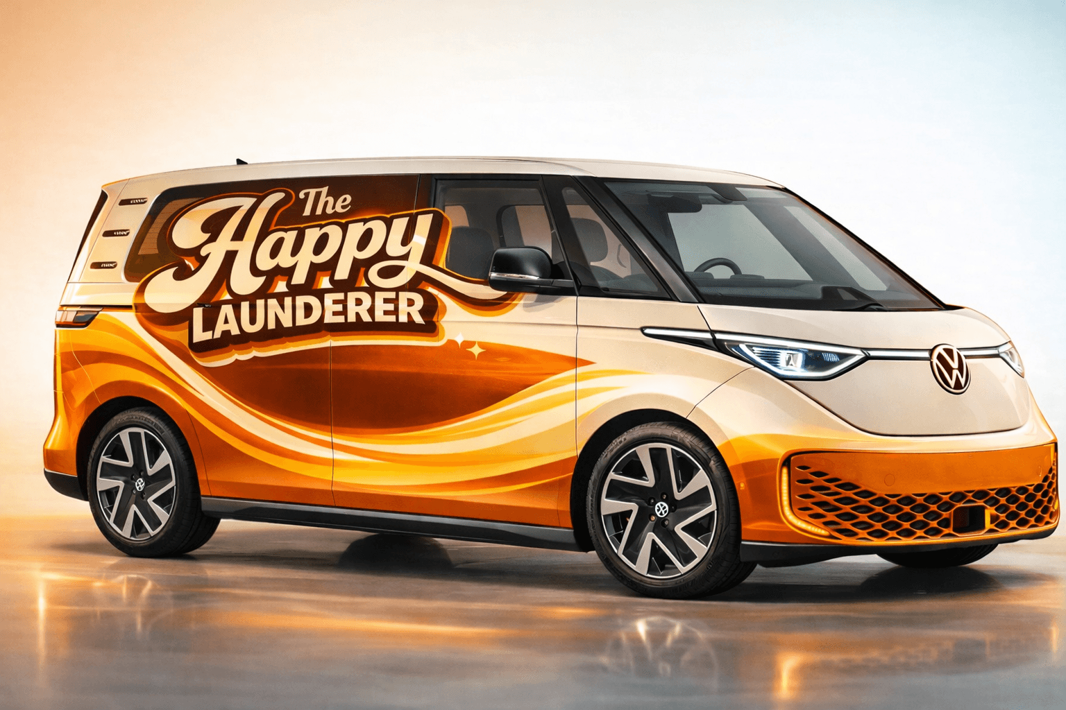 The Happy Launderer van